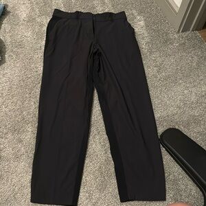 two tone black dry fit pants